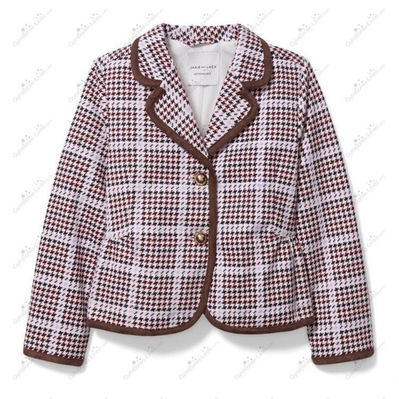 Janie and Jack Other - Janie and Jack Houndstooth Girls Blazer